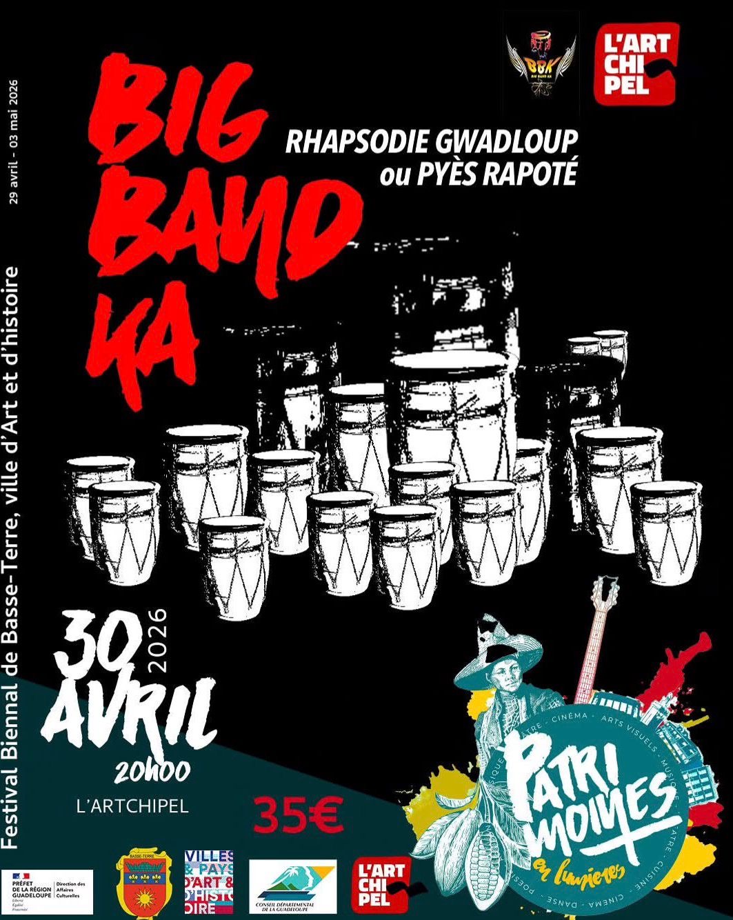 BIG BAND KA ☆ Jeudi 30 avril 2026 - 20h00